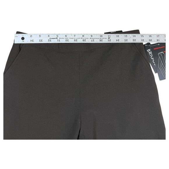 Briggs Women's Comfort Waistband Pull On Brown Slacks Dress Pants Size 10 Short - Picture 3 of 6